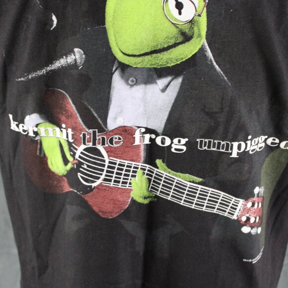 Vintage Graphic T-shirt - Kermit the Frog Unpigged - Men's Large - Picture 3 of 9
